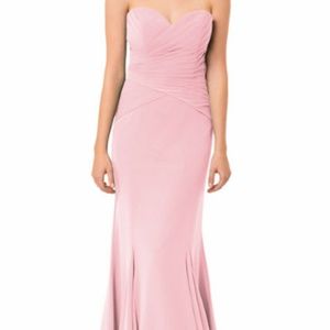 Pink Strapless long dress - wedding/prom gown